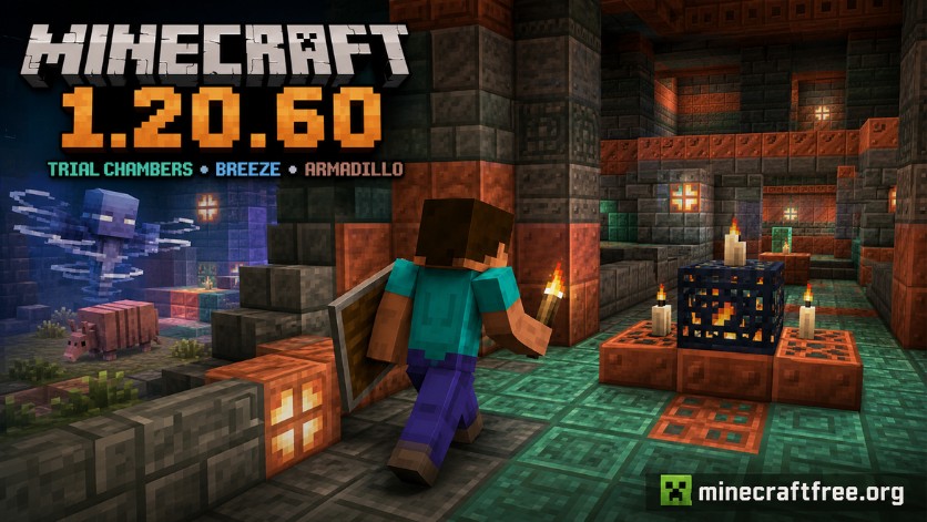 Minecraft 1.20.60 với Trial Chambers thử nghiệm