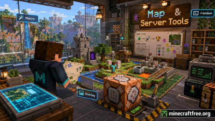 Công cụ map maker trong Minecraft 1.20.2