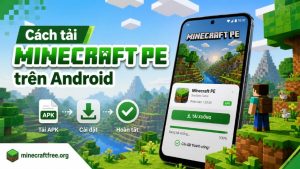 Cách tải Minecraft PE trên Android mới nhất 2026
