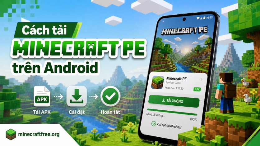 Cách tải minecraft mới nhất