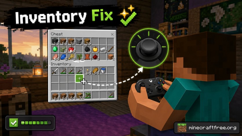 Inventory cursor fix trong Minecraft 1.19.83